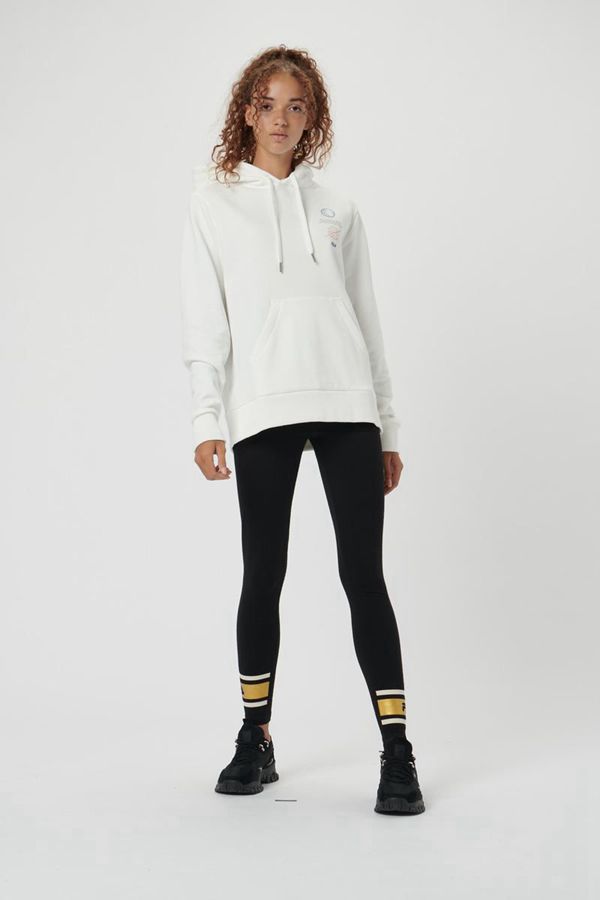 Fila Voyager Graphic Women's Hoodies - White,NZ 364-90526